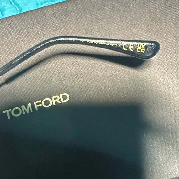 Tom Ford Claudia Black and Gold Designer Sunglasses - Picture 7 of 7